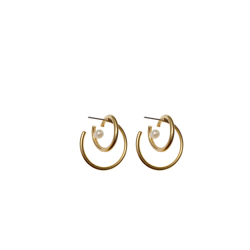 Orbit Pearl Hoops