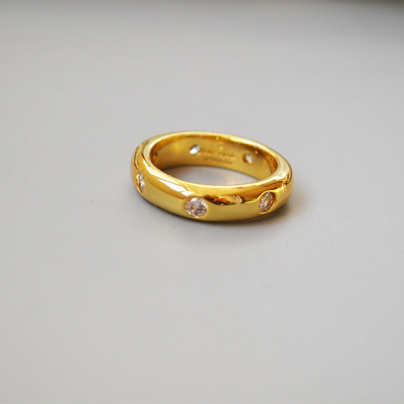 Orla Dome Ring | 18K Gold Plating