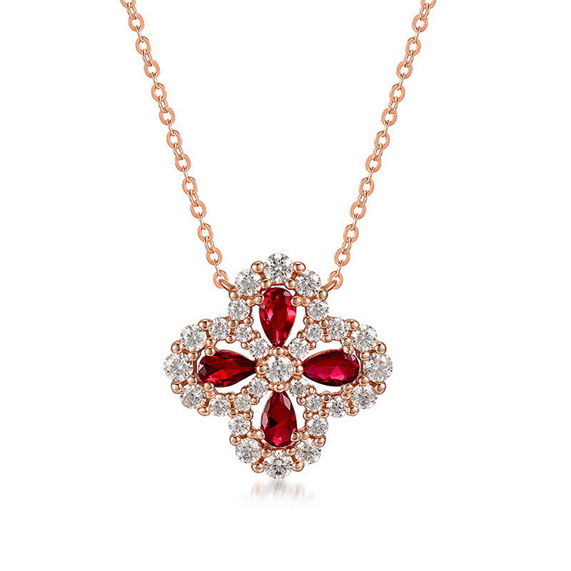 Flora Pendant Necklace | 925 Sterling Silver