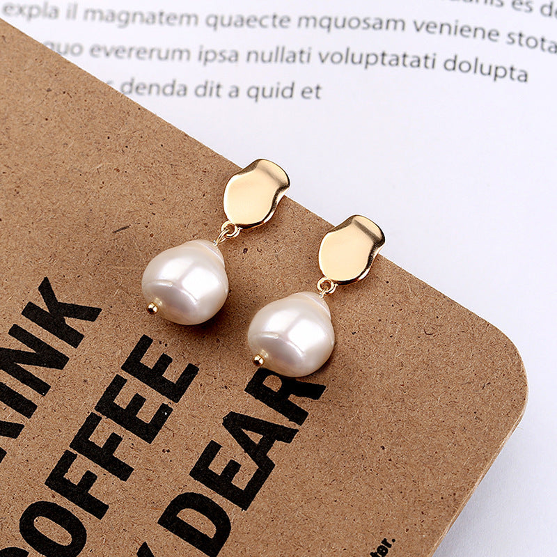Baroque Pearl Earrings | 925 Silver
