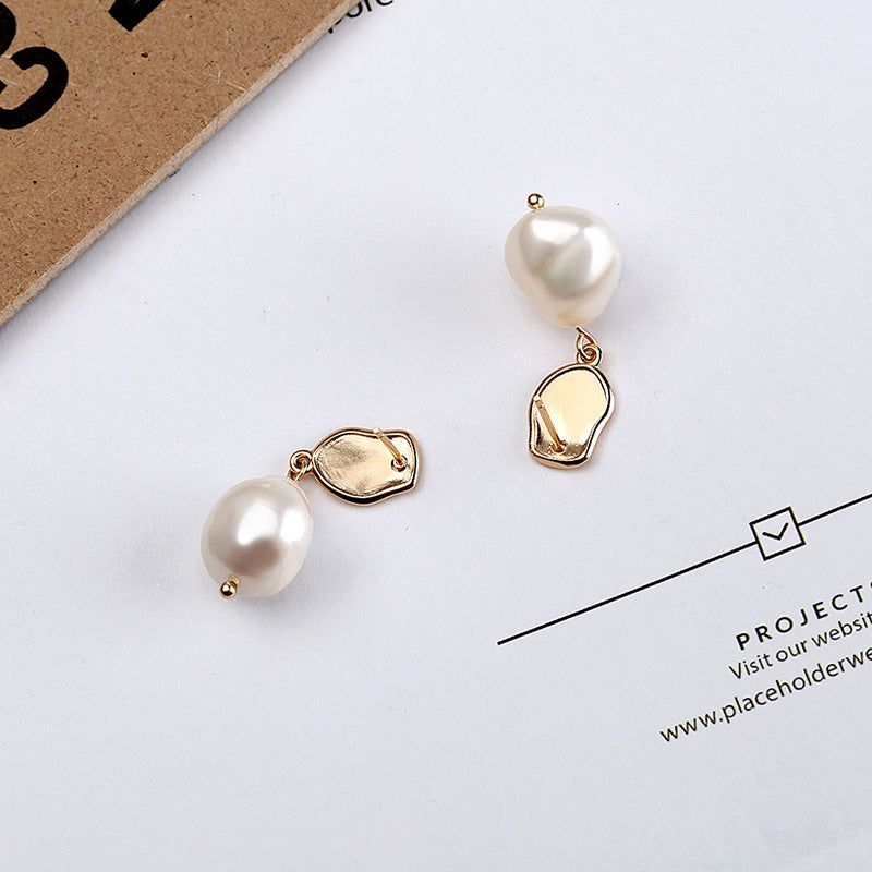 Baroque Pearl Earrings | 925 Silver