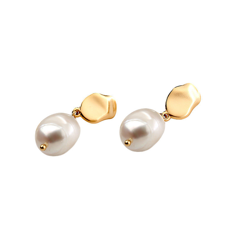 Baroque Pearl Earrings | 925 Silver