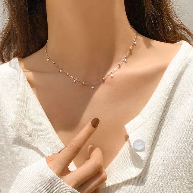 Lunara Geo Choker | 925 Sterling Silver