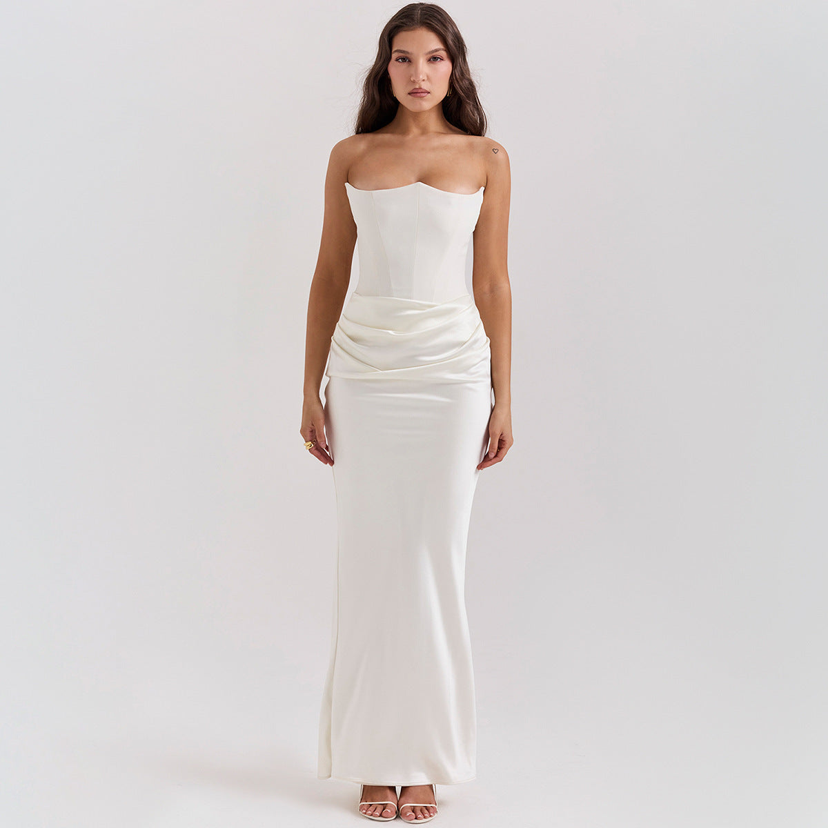 Roux Strapless Dress