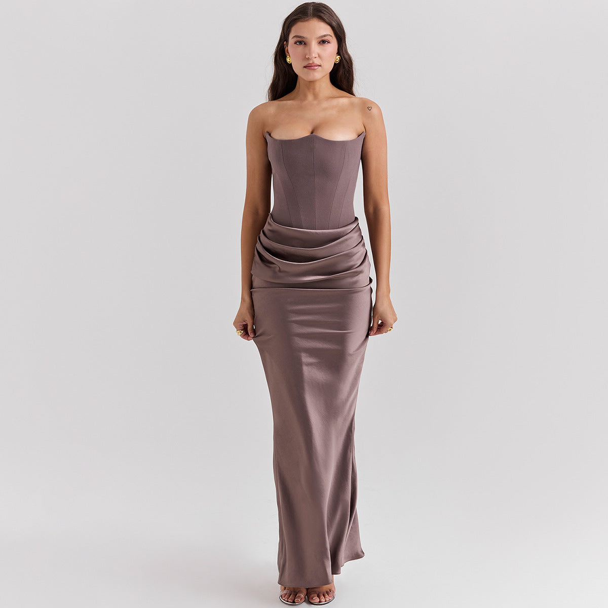 Roux Strapless Dress