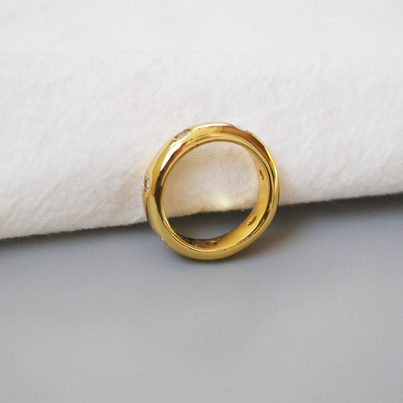 Orla Dome Ring | 18K Gold Plating