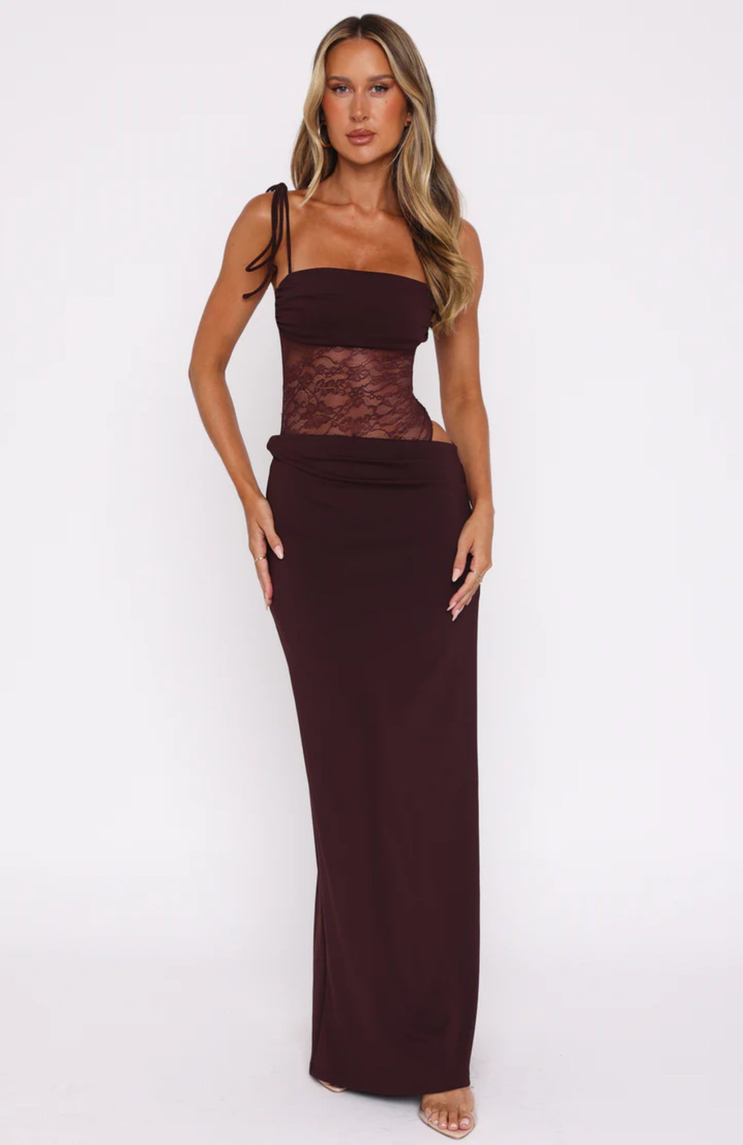 Selur Lace Maxi Dress
