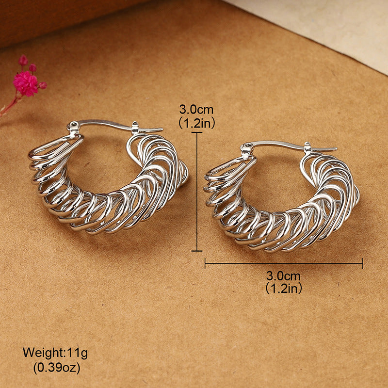 Helix Hoop Earrings