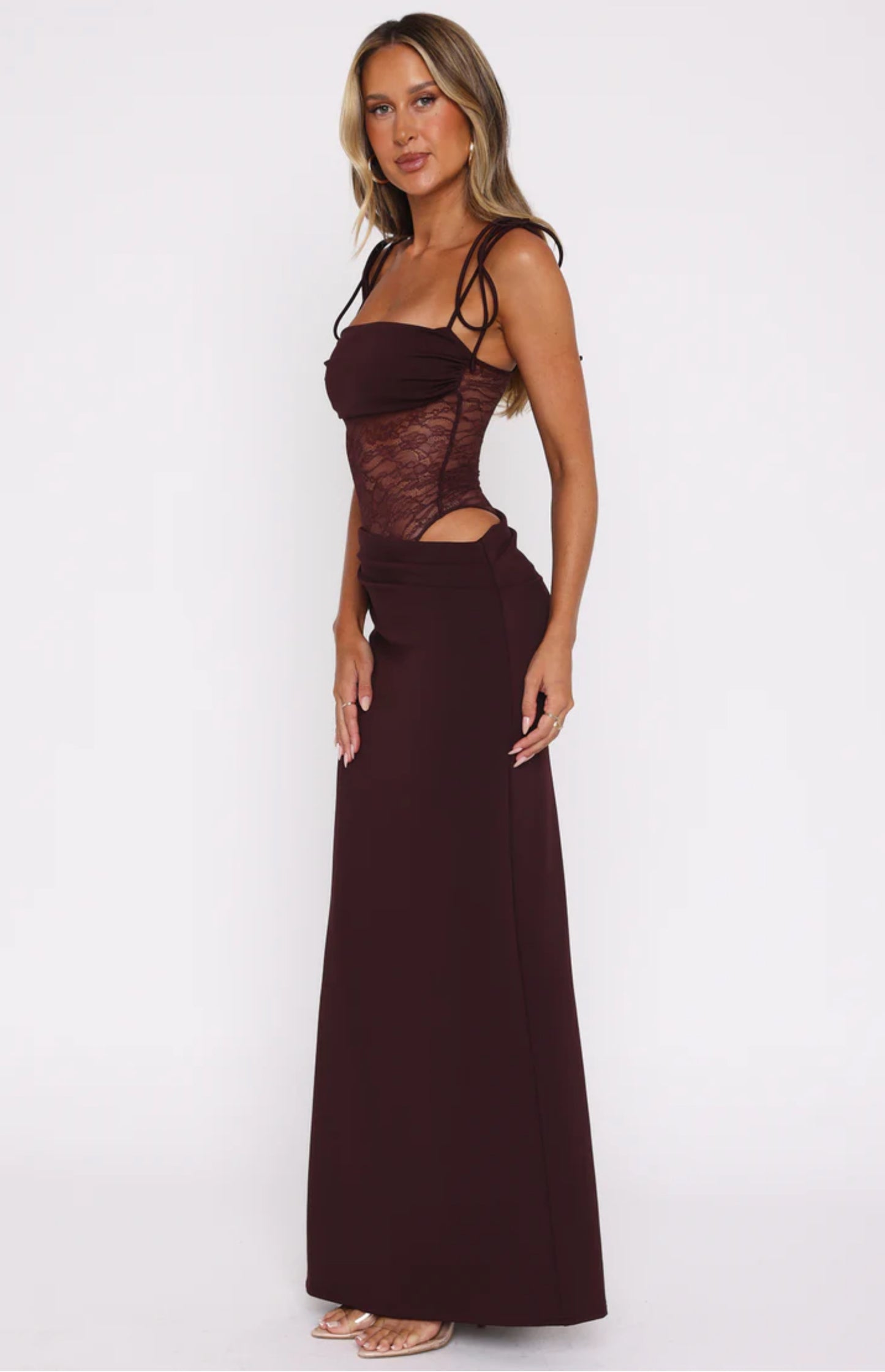 Selur Lace Maxi Dress