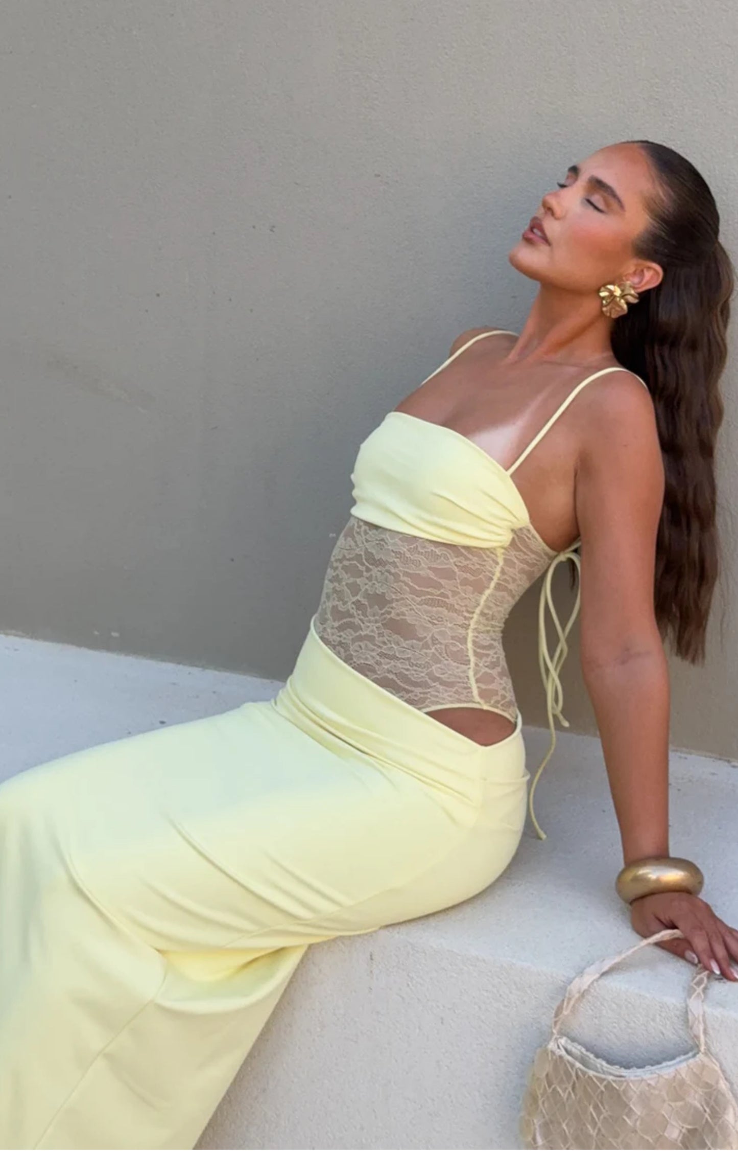 Selur Lace Maxi Dress