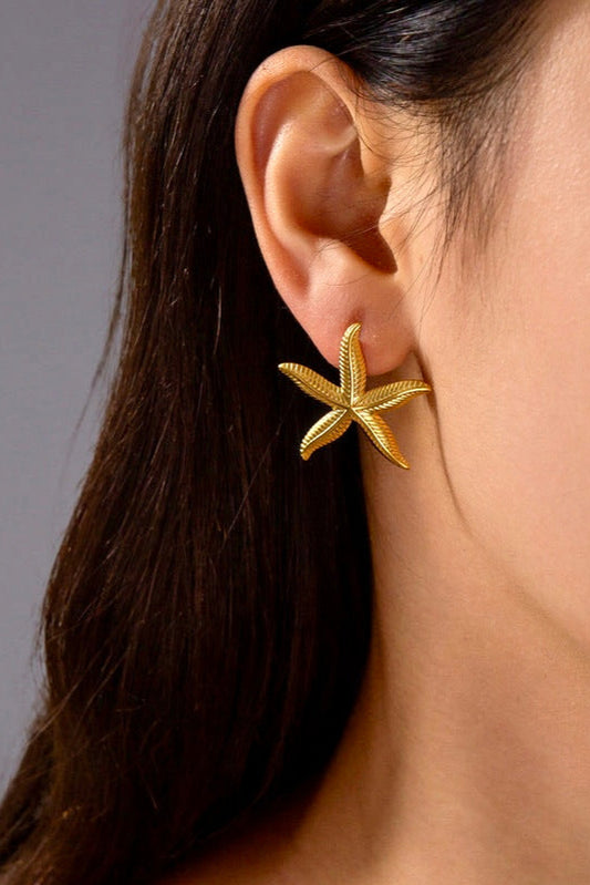 The Solmare Star Studs | 18k Gold Plating