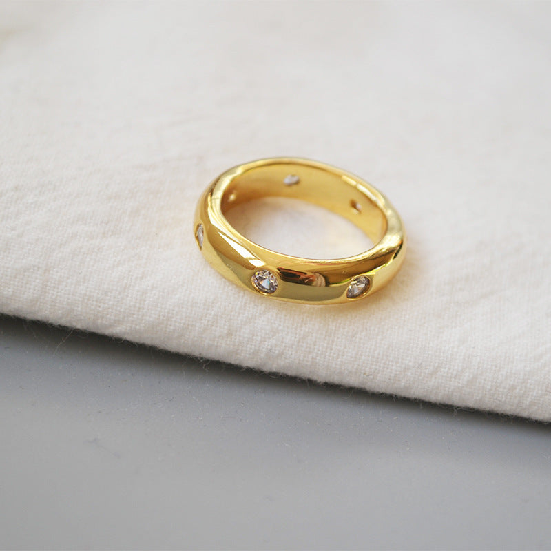 Orla Dome Ring | 18K Gold Plating