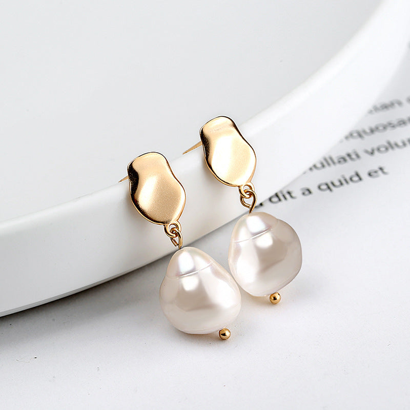 Baroque Pearl Earrings | 925 Silver
